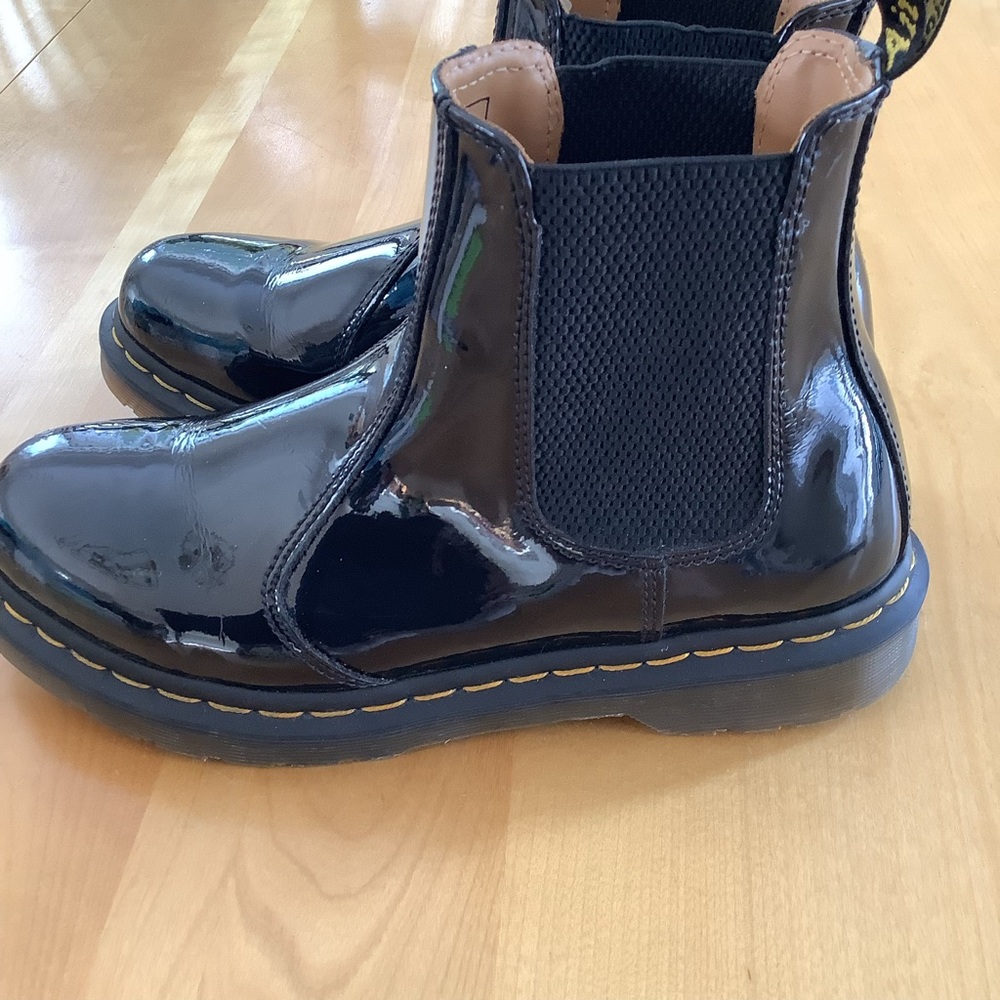 Dr. Martens Patent Leather Chelsea Boots - Picture 7 of 11